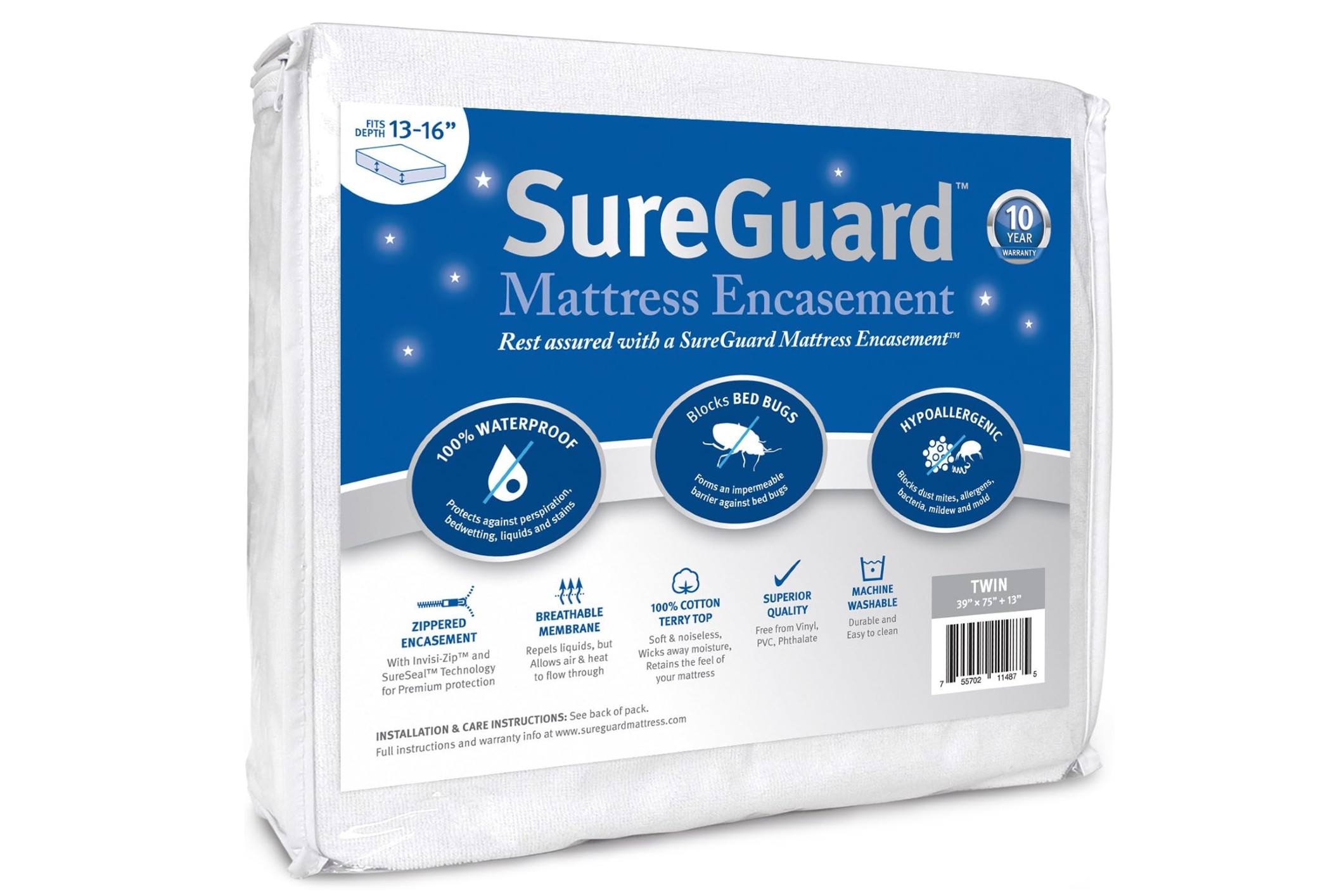 sureguard mattress protector