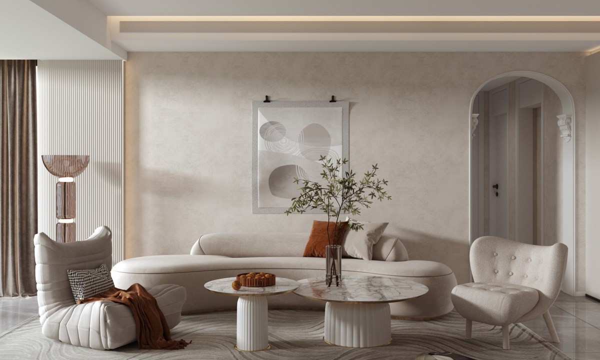 wabi sabi living room interior design