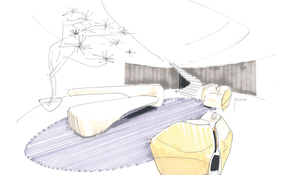 Giorgetti Maserati Edition_sketch by Giancarlo Bosio