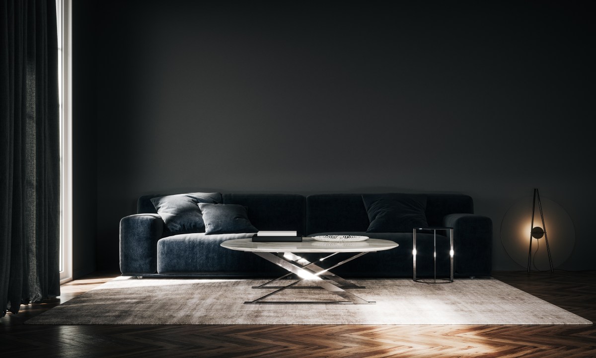 Dark wood shutter stock image